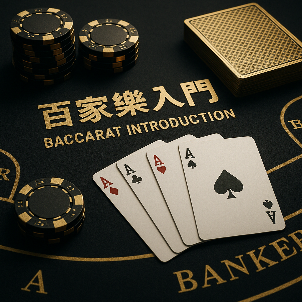 百家樂入門 主視覺