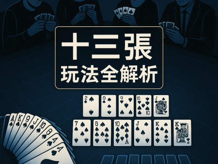 十三張撲克牌玩法全解析｜13支規則、口訣與注數計算教學