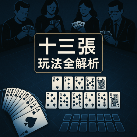 十三張撲克牌玩法全解析｜13支規則、口訣與注數計算教學