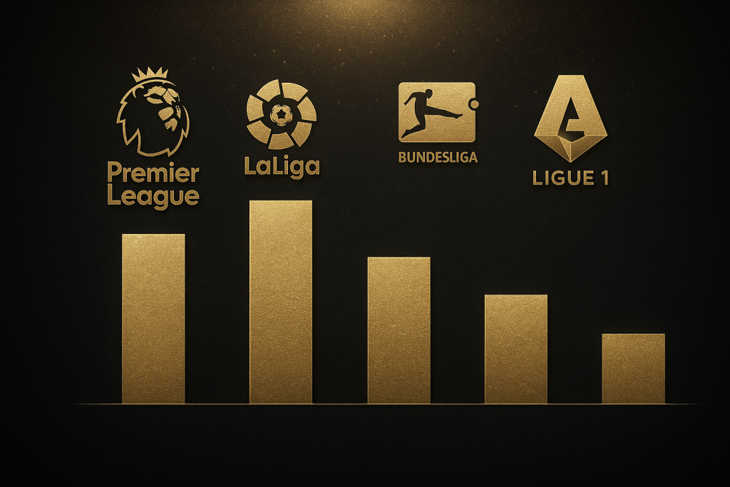 五大聯賽薪資結構圖解