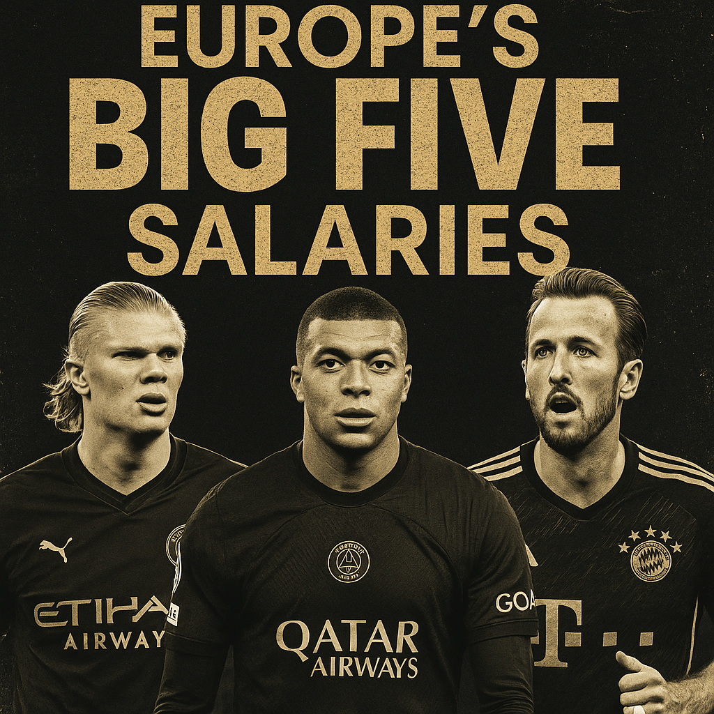 歐洲五大聯賽年薪榜主題圖