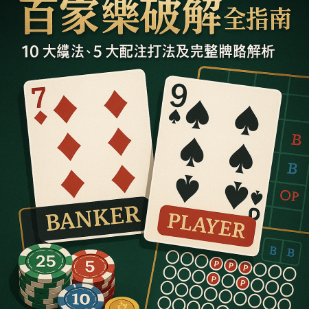 百家樂破解全指南：牌路、纜法、配注與穩贏思維