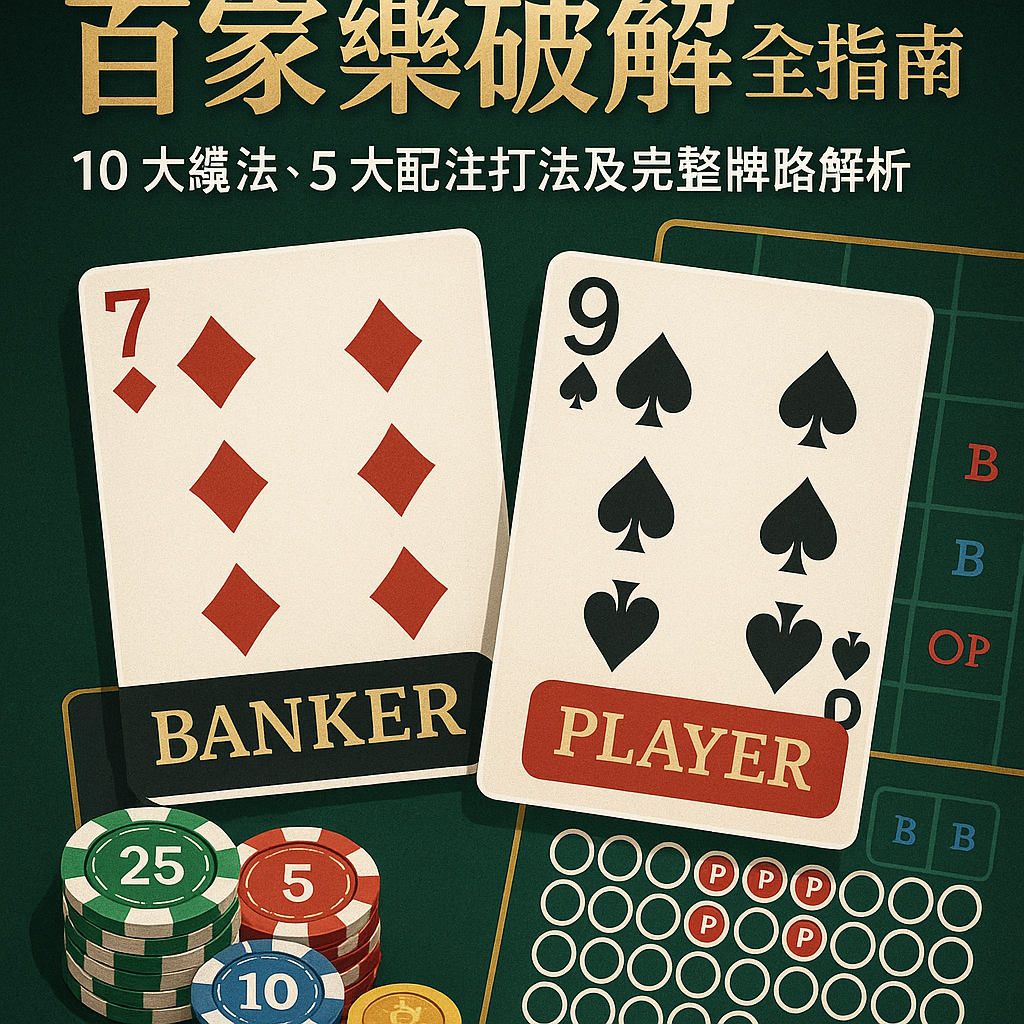 百家樂玩法示意圖