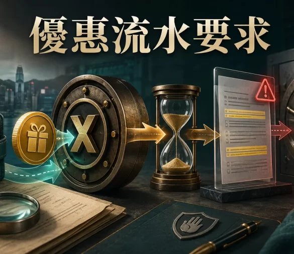 博彩優惠流水要求完整指南：存款獎金、有效投注、遊戲權重與提款條款